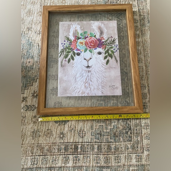Framed Llama Graphic - Picture 3 of 7